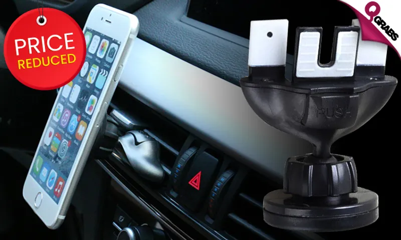 Magnetic Air Vent/CD Slot Device Holder!